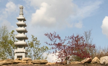 Japanse tuin in fazanterie