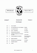 WPA-Benelux Nieuwsbrief 2003-3